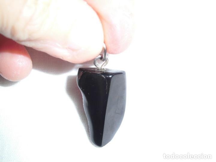 Joyeria: COLGANTE DE AZABACHE ARO DE PLATA - Foto 3