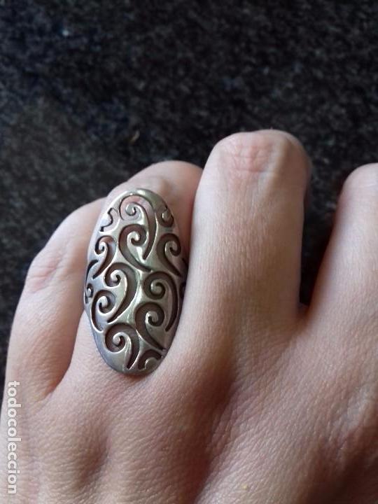 Joyeria: Gran Anillo de Plata de Ley - Foto 1