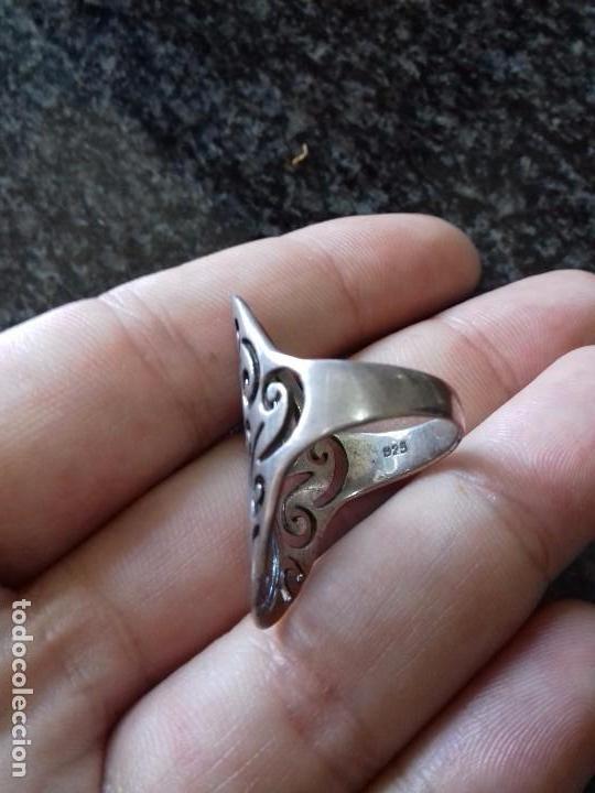Joyeria: Gran Anillo de Plata de Ley - Foto 3