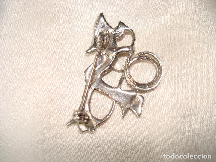 Joyeria: BROCHE DE PLATA MARINERO LEVANDO ANCLAS - Foto 6