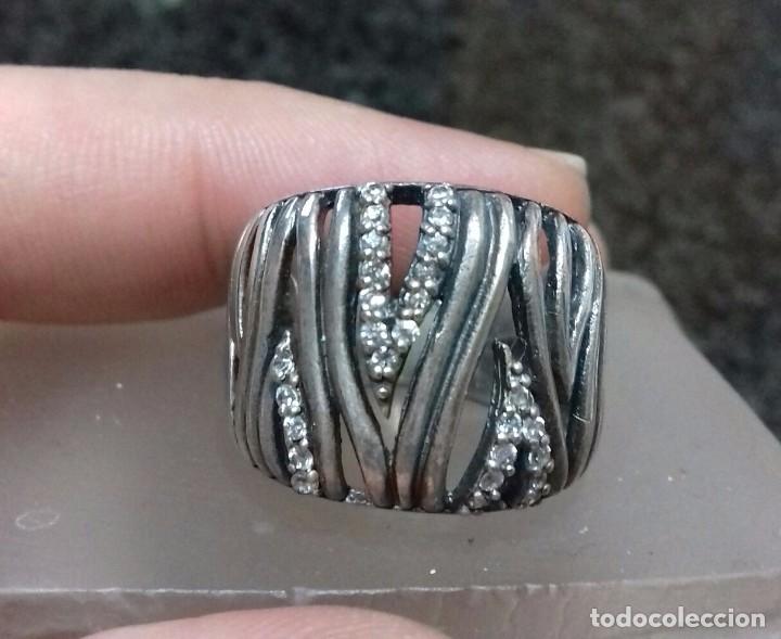 Joyeria: Anillo de Plata de Ley y Circonitas - Foto 1