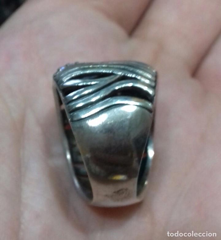 Joyeria: Anillo de Plata de Ley y Circonitas - Foto 2