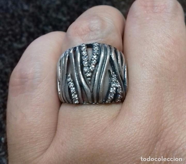 Joyeria: Anillo de Plata de Ley y Circonitas - Foto 3