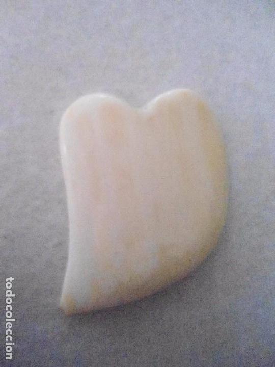 Joyeria: ANTIGUO COLGANTE DE CORAZON DE MARFIL - Foto 1