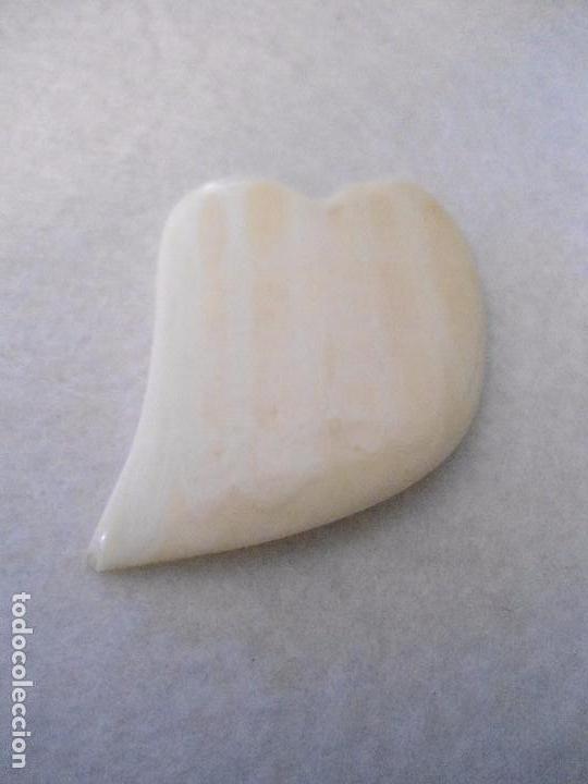 Joyeria: ANTIGUO COLGANTE DE CORAZON DE MARFIL - Foto 3