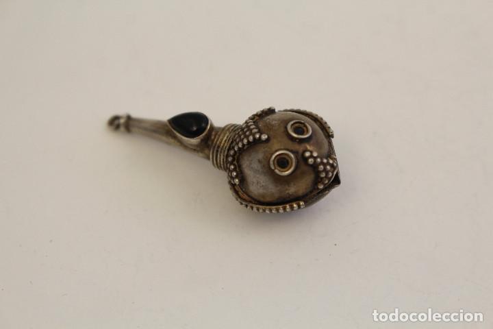 Joyeria: colgante en plata de ley con azabache - Foto 1