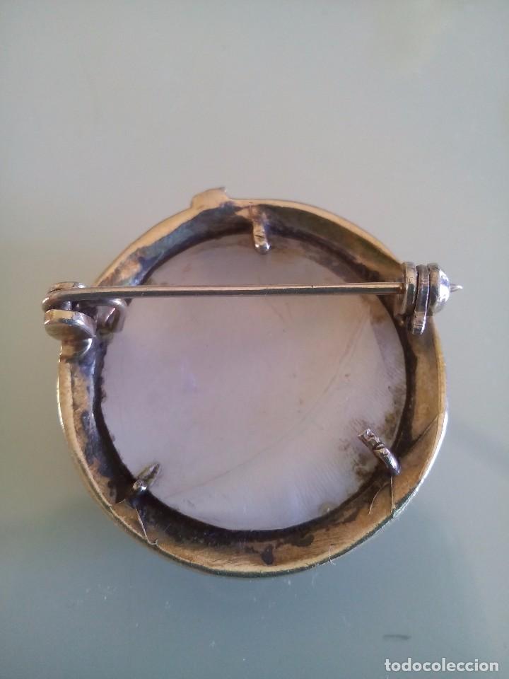 Joyeria: Bonito broche de plata, n&aacute;car y marcasitas - Foto 2
