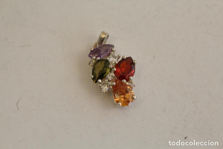 Joyeria: colgante en plata de ley y piedras - Foto 1
