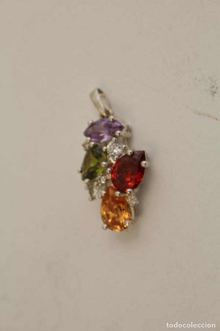 Joyeria: colgante en plata de ley y piedras - Foto 2