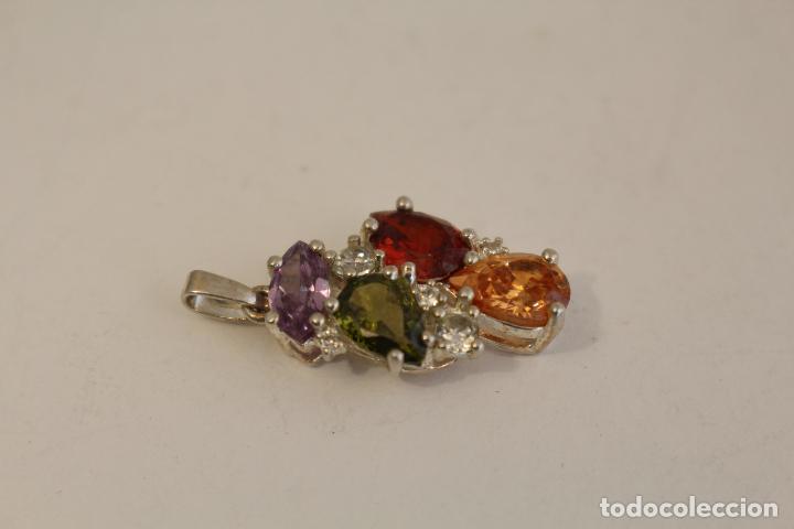 Joyeria: colgante en plata de ley y piedras - Foto 3