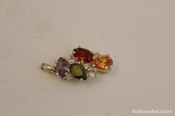 Joyeria: colgante en plata de ley y piedras - Foto 6