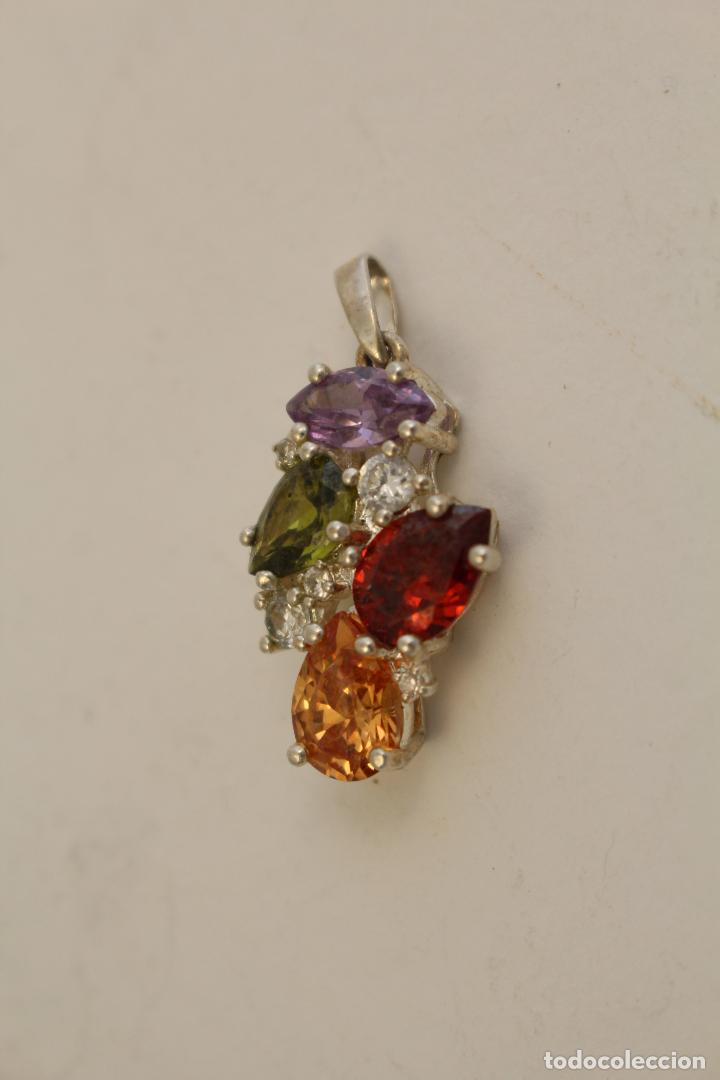 Joyeria: colgante en plata de ley y piedras - Foto 7