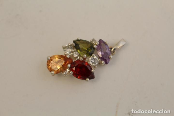 Joyeria: colgante en plata de ley y piedras - Foto 8