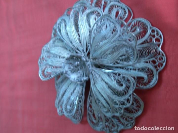 Joyeria: Broche floral de filigrana - Foto 1