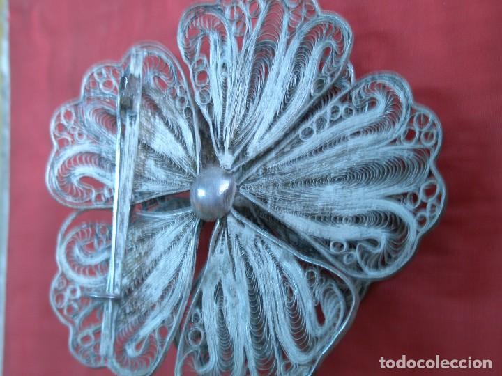 Joyeria: Broche floral de filigrana - Foto 3