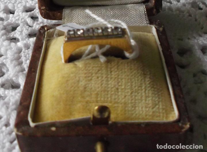 Joyeria: anillo de oro con seis diamantes - Foto 2