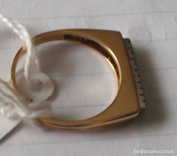 Joyeria: anillo de oro con seis diamantes - Foto 3