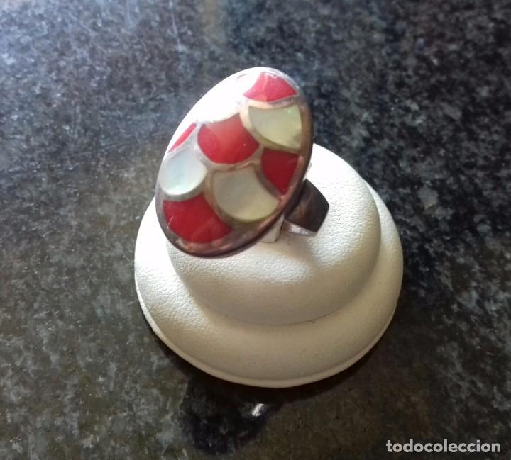 Joyeria: Anillo Plata de Ley y N&aacute;car - Foto 1