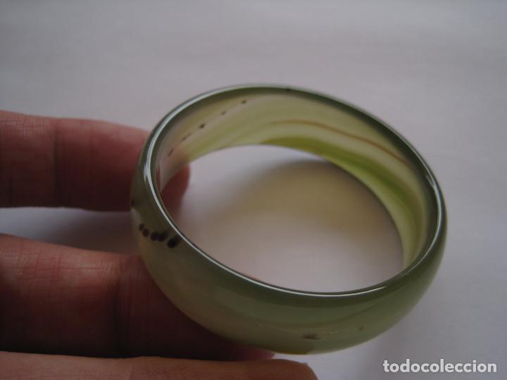 Joyeria: BRAZALETE PULSERA DE JADE PARA BEBE O NI&Ntilde;@. Interior 4,3cm - Foto 4