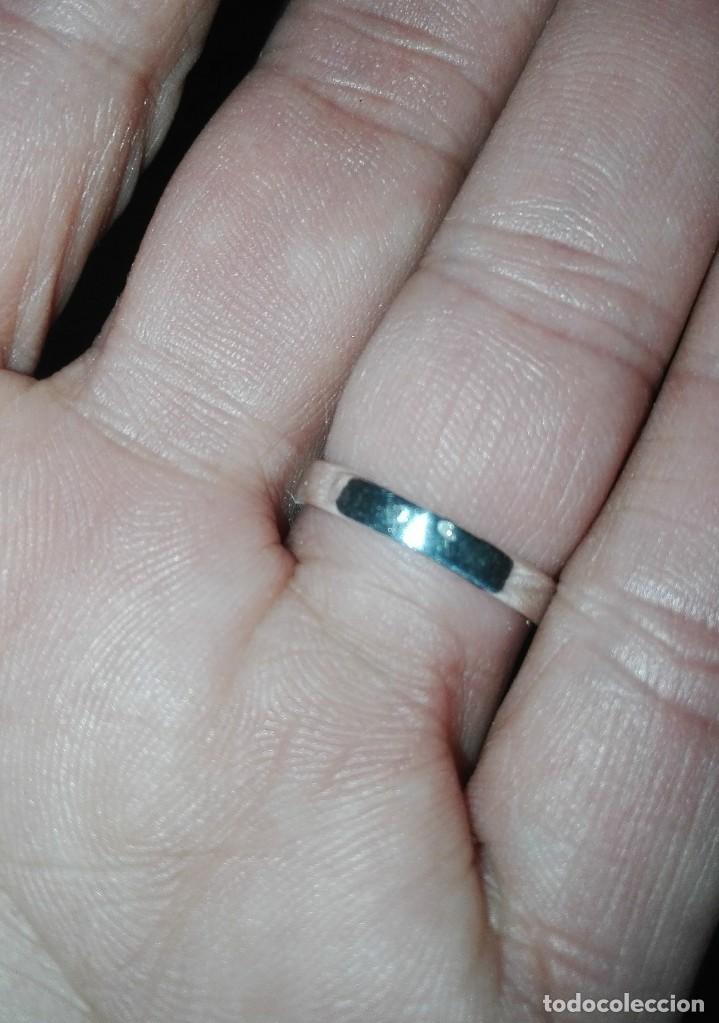 Joyeria: ANILLO PLATA ANTIGUO LANZADERA - Foto 2