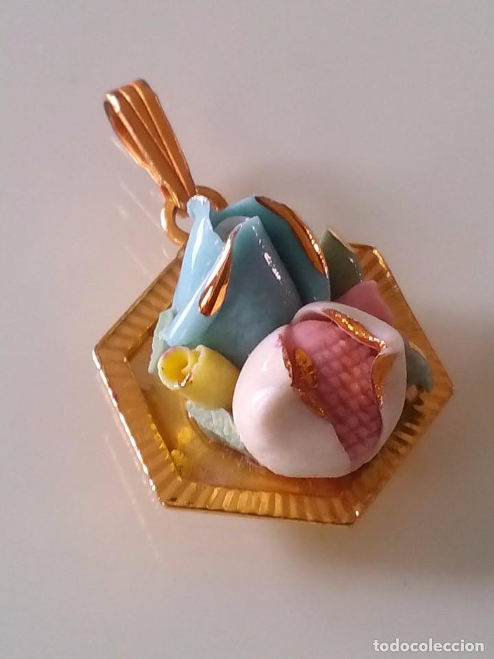 Joyeria: Colgante de flores de colores - Foto 4