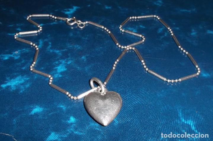 Joyeria: colgante y cadena de plata con filigranas - Foto 1
