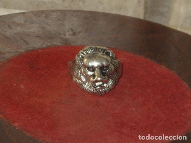 Joyeria: ANILLO CABEZA DE LEON.VINTAGE. - Foto 2