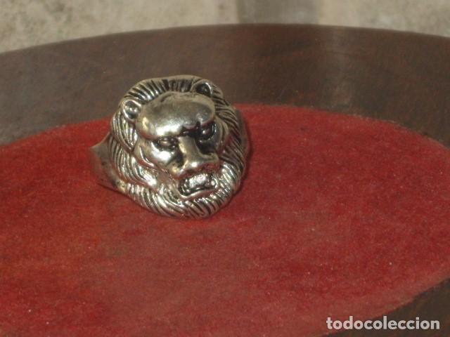 Joyeria: ANILLO CABEZA DE LEON.VINTAGE. - Foto 3