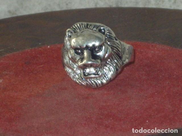 Joyeria: ANILLO CABEZA DE LEON.VINTAGE. - Foto 4
