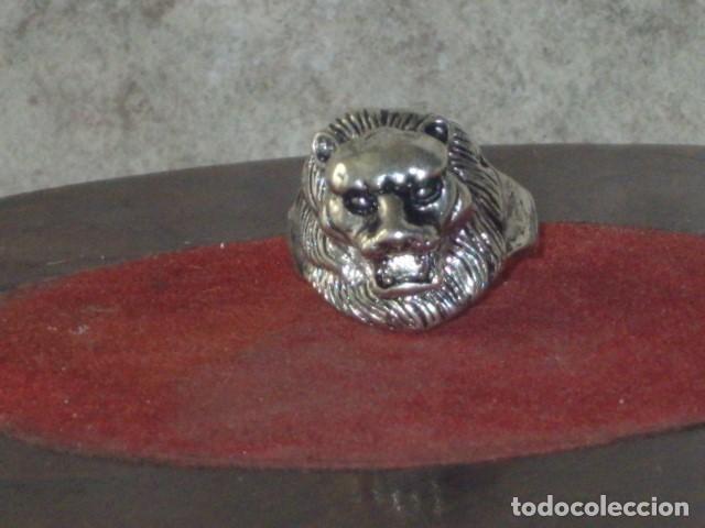 Joyeria: ANILLO CABEZA DE LEON.VINTAGE. - Foto 5