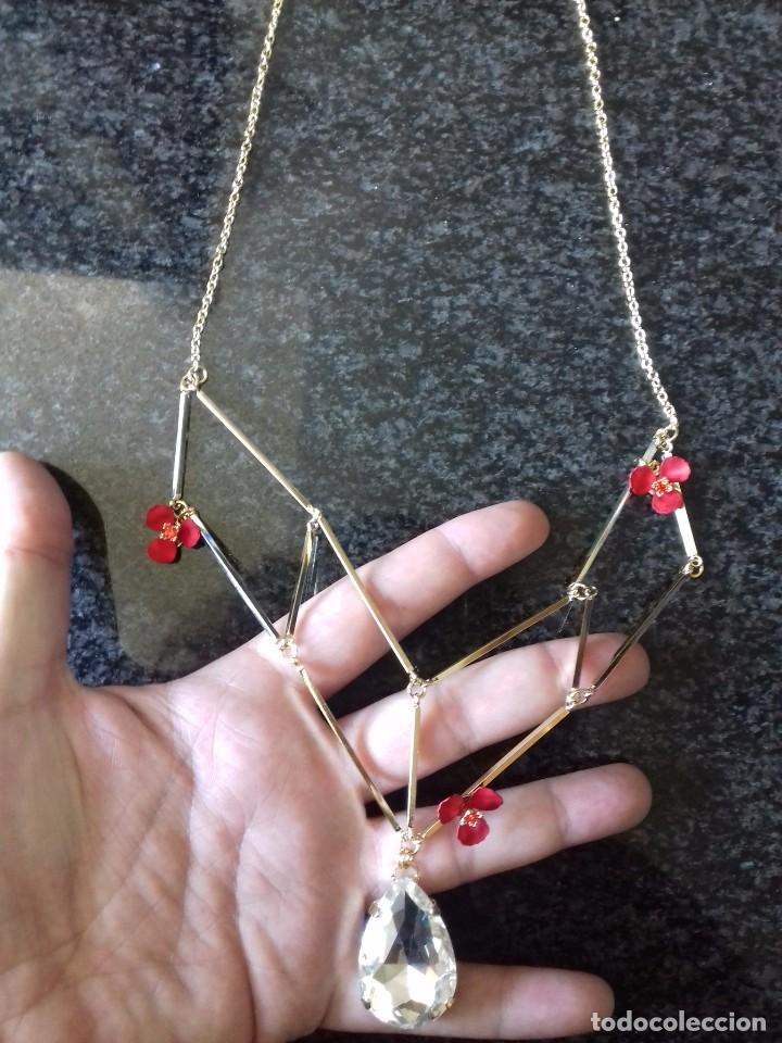 Joyeria: Precioso collar de Cristal con flores - Foto 1