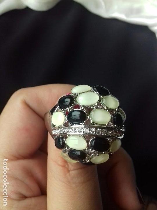 Joyeria: Gran Anillo de Esmalte Vitrificado - Foto 2