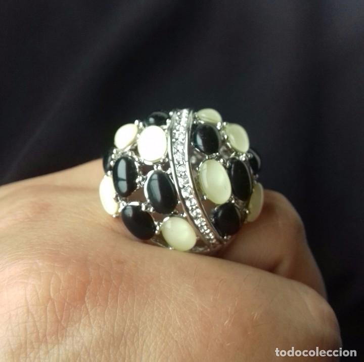 Joyeria: Gran Anillo de Esmalte Vitrificado - Foto 4