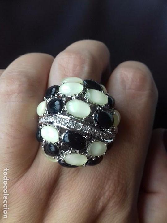 Joyeria: Gran Anillo de Esmalte Vitrificado - Foto 5