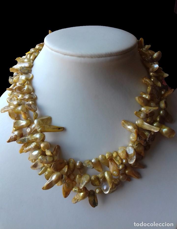 Joyeria: Gran collar de Perlas de Biwa - Foto 1