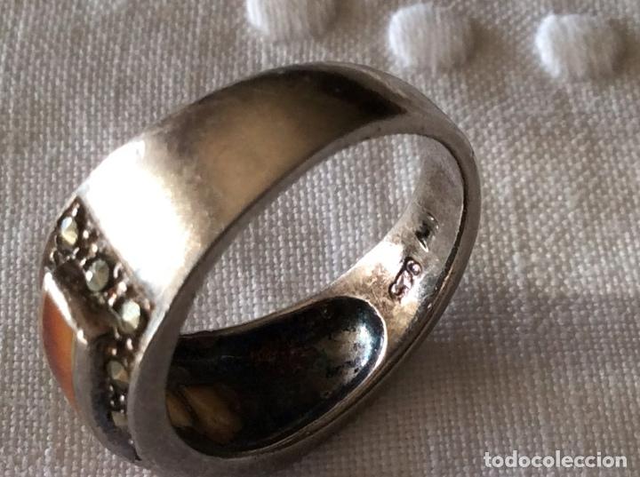 Joyeria: BONITO ANILLO EN PLATA DE LEY CON MARCASITAS - Foto 5