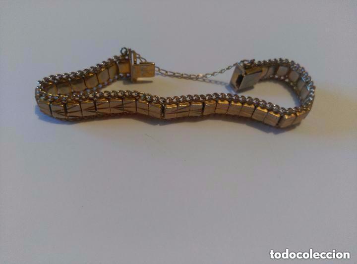 Joyeria: Pulsera dorada de los a&ntilde;os 80 - Foto 1