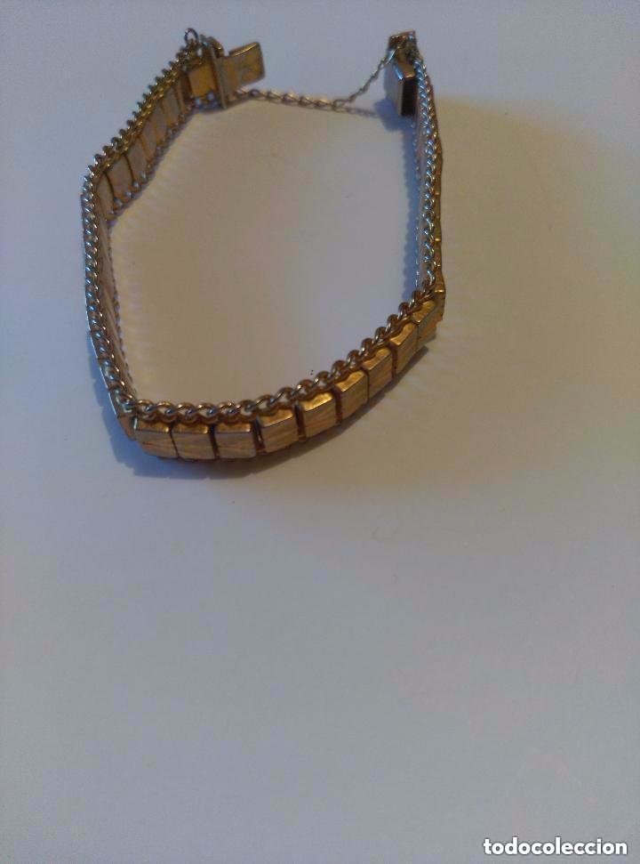Joyeria: Pulsera dorada de los a&ntilde;os 80 - Foto 3
