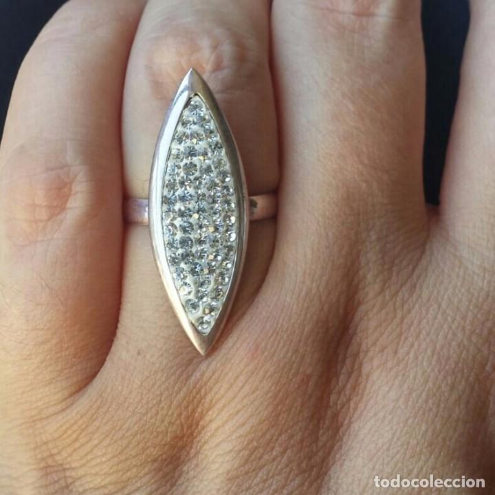 Joyeria: Anillo Plata de Ley y pavese de Cristal - Foto 3