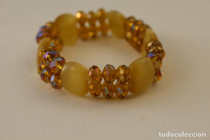 Joyeria: pulsera con quarzo cristal color ambar - Foto 2
