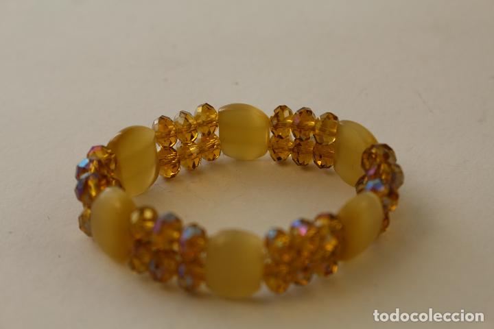 Joyeria: pulsera con quarzo cristal color ambar - Foto 4