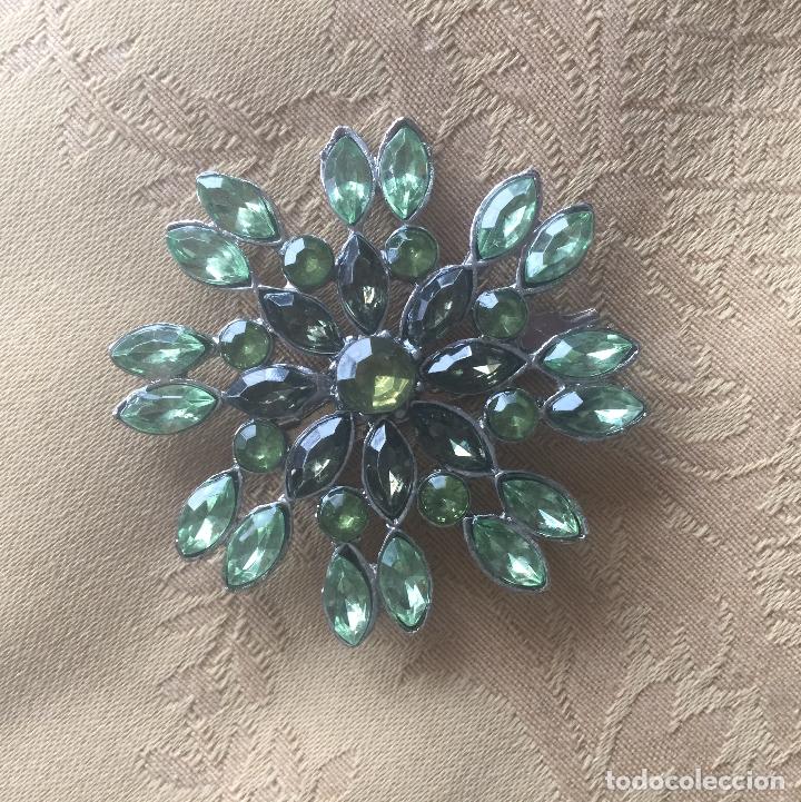 Joyeria: BROCHE VINTAGE TONOS VERDES - Foto 1