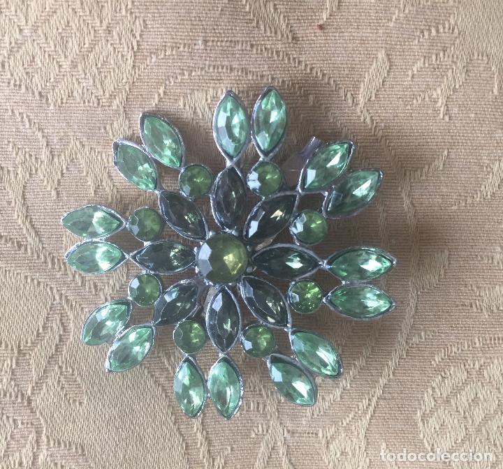 Joyeria: BROCHE VINTAGE TONOS VERDES - Foto 2