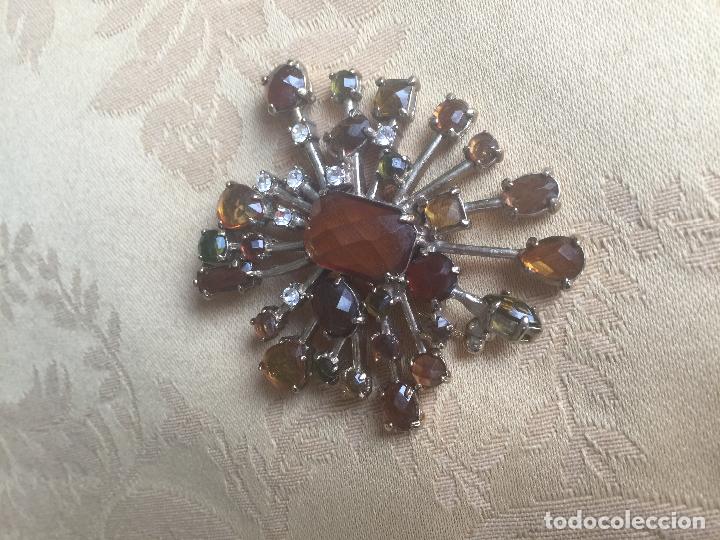 Joyeria: BROCHE VINTAGE TONOS MARRONES - Foto 4