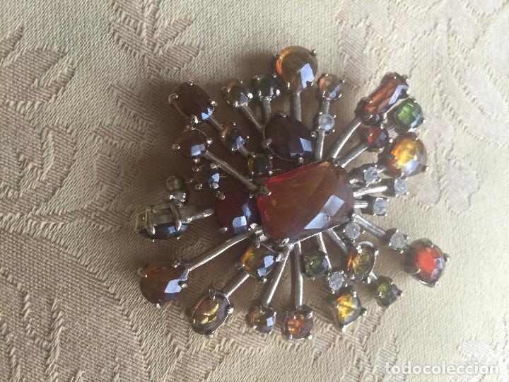 Joyeria: BROCHE VINTAGE TONOS MARRONES - Foto 5