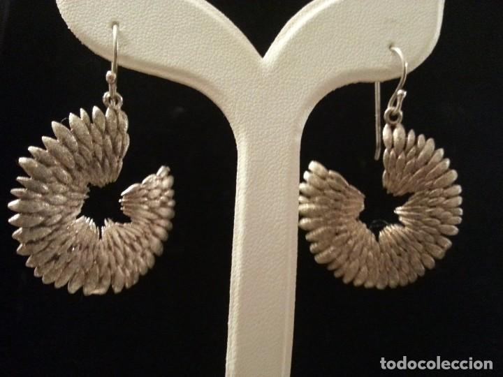 Joyeria: Pendientes en Plata de Ley satinada - Foto 2