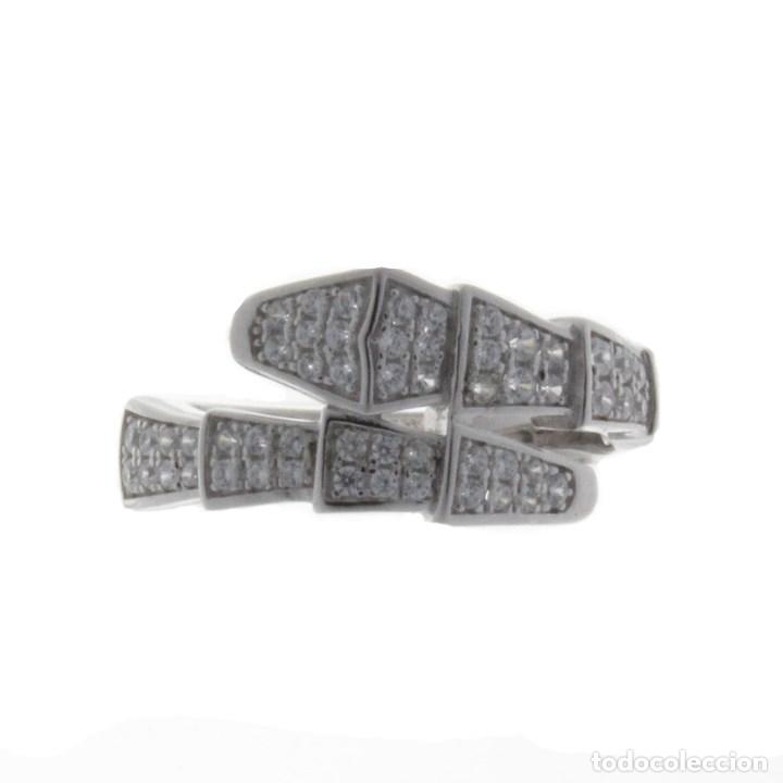 Joyeria: Anillo serpiente en plata. - Foto 2