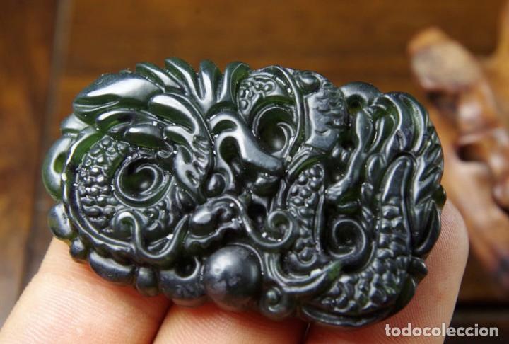 Joyeria: Colgante de jade verde natural - Foto 3