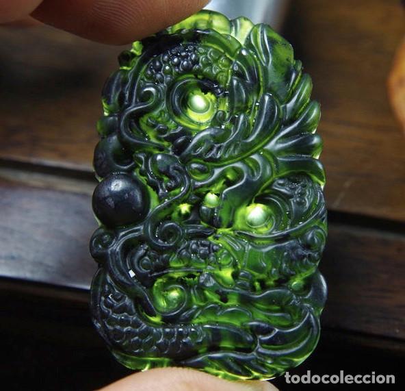 Joyeria: Colgante de jade verde natural - Foto 4