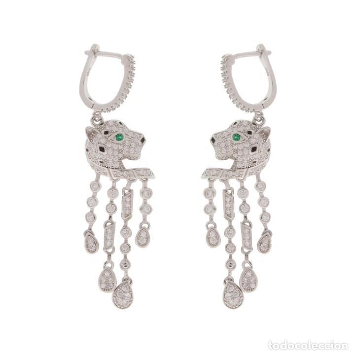 Schmuck: Pendientes panteras.
